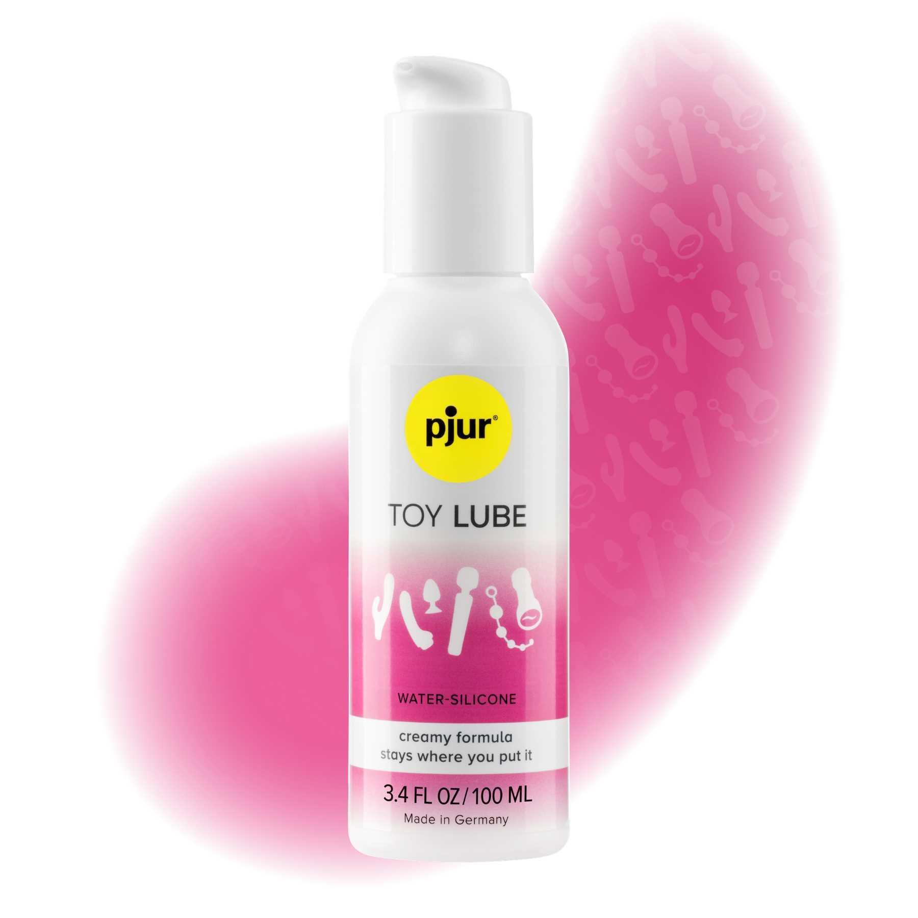 pjur TOY LUBE front of bottle with swish