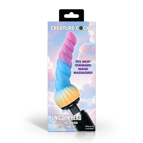 Creature Cocks Unicorn Head Wand Attachment view 7