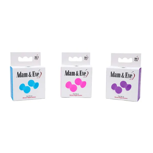 Adam & Eve Perk Me Up Nipple Suckers - Packaging Shot - All Colors
