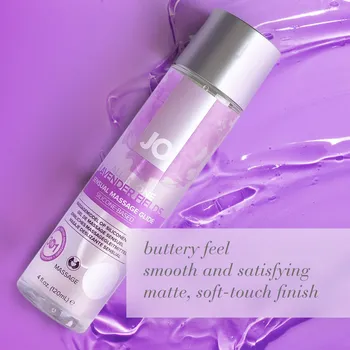 JO All-In-One Sensual Massage Glide Lavender Fields 4