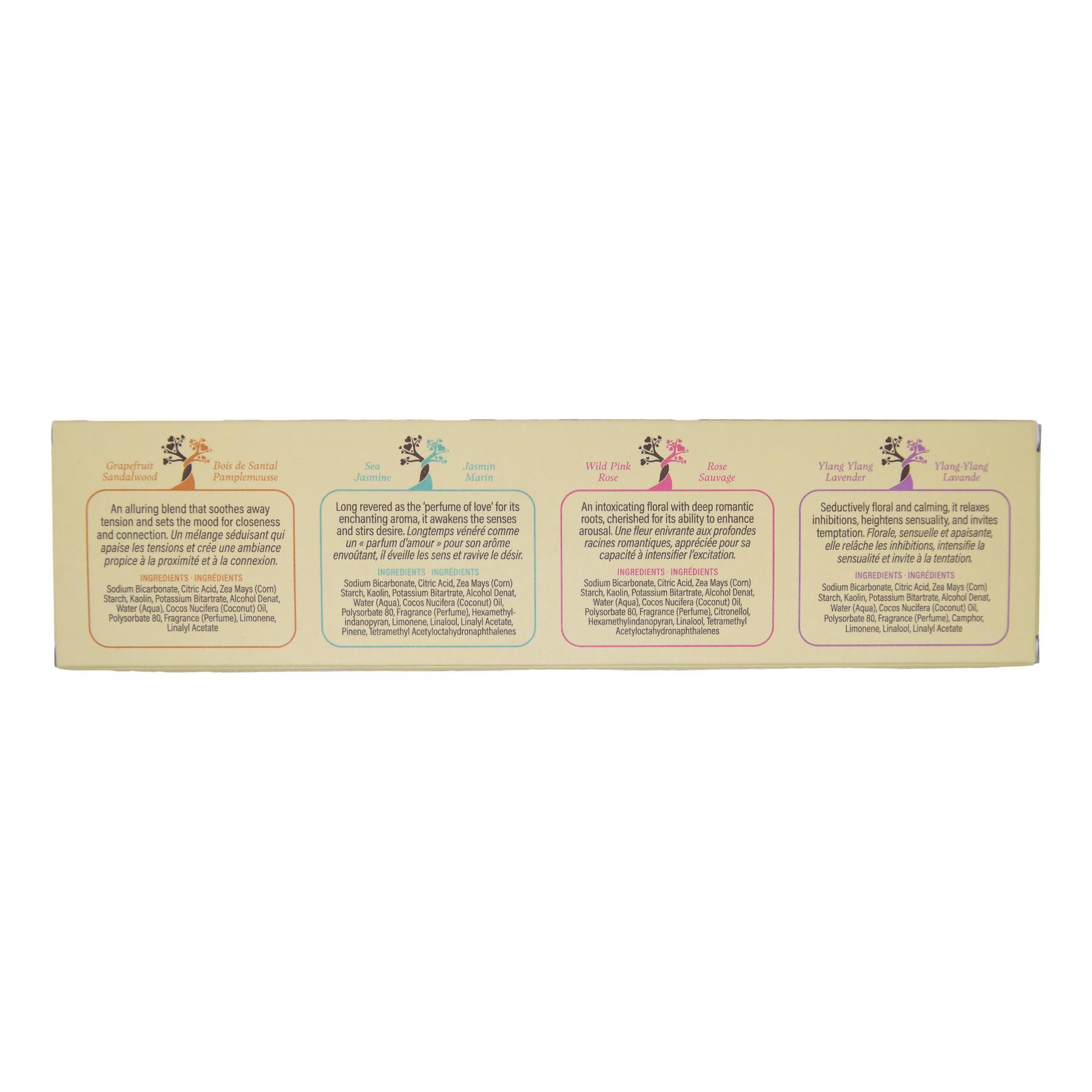 Earthly Body at Night Bath Fizzer Aphrodisiac Set  back