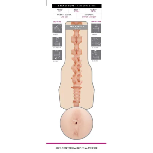 ght Girls Brandi Love Vagina masturbator internal design