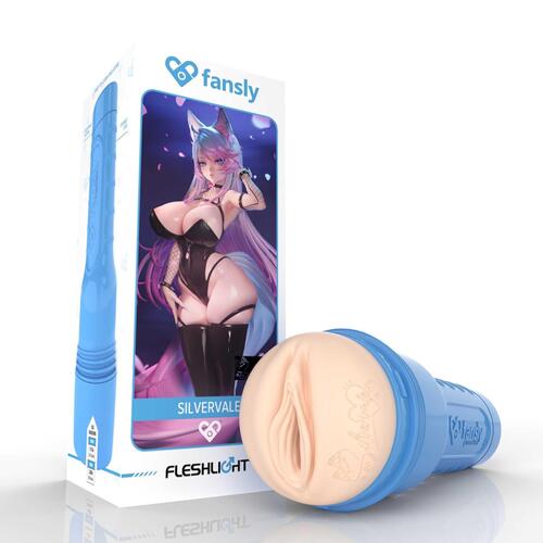 Fleshlight Silvervale Vagina packaging with product
