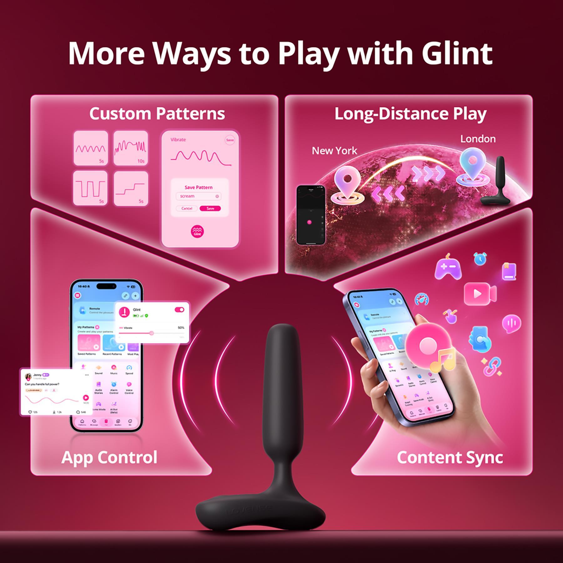Glint App Enabled Butt Plug view 10