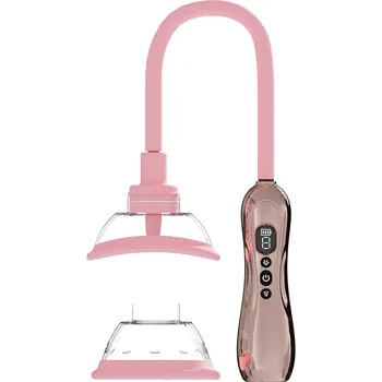 Pumped Automatic Licking Vulva & Breast Pump main image color rose gold