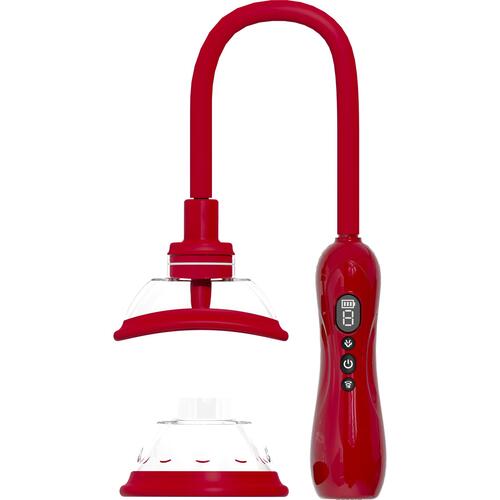 Pumped Automatic Licking Vulva & Breast Pump main image color red