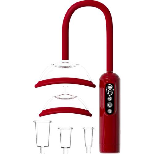 Pumped Automatic Vulva & Breast Pump color red main image