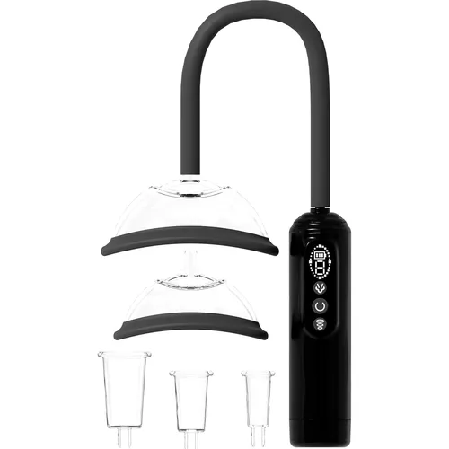 Pumped Automatic Vulva & Breast Pump color black main image